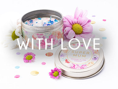 With Love Candles Range