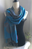 Blue Flower Pashmina
