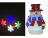 LED Snowman Christmas Projector