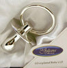 Engraved Personalised Silver Plated Dummy 5.5cm - Culzean Gifts