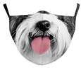 Reusable Face Mask - Dog Tongue
