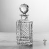 Blenheim Lead Crystal Panel Square Spirit Decanter - Personalised Glass Engraved - Culzean Gifts