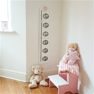 Wooden Unicorn Height Chart with Photos & Magnetic Slider - Culzean Gifts
