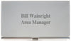 Engraved Personalised Metal Business Card Holder