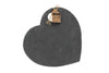 Engraved Personalised Loft Heart Natural Slate Cheese Board - Culzean Gifts