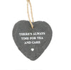 Loft Slate Hanging Slate Heart With Warming Message - Culzean Gifts