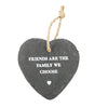 Loft Slate Hanging Slate Heart With Warming Message - Culzean Gifts