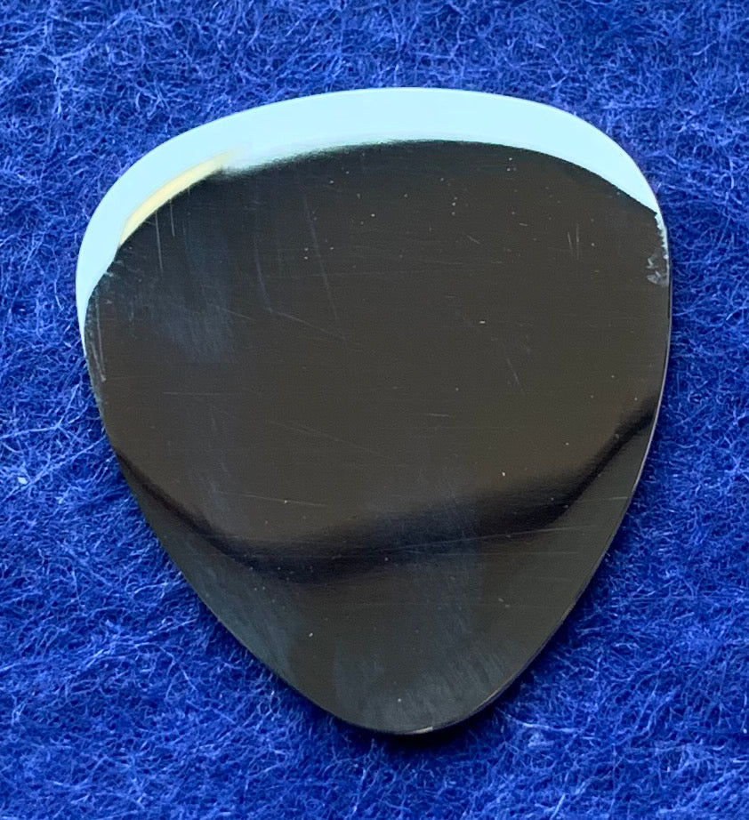 Polished Stainless Steel Engravable Plectrum