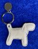 Leather Dog Keyring - Available Personalised Engraved