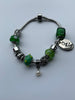 Emerald Green - Charm Bead Bracelet, Modern Day Design by Culzean Ogle