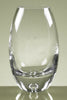 Handmade Barrel Bubble Base Vase - Glass Engraved Personalised Gift - Culzean Gifts