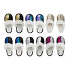 Sequinned Slippers - 6 Assorted Colours
