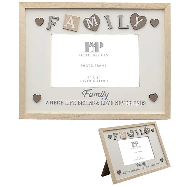 Sentiments Frame Family 25cm