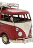 Tin Vintage Red VW Campervan