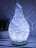 Desire Aroma Humidifier Diffuser In White And Gold Glitter