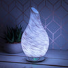 Desire Aroma Humidifier Diffuser In White And Gold Glitter
