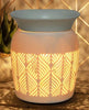 Large Ceramic Wax Melter Aroma Lamp - Aztec 14cm