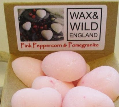Box of 20 Soy Wax Melts - Pink Peppercorn & Pomegranate