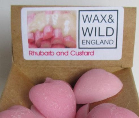 Box of 20 Soy Wax Melts - Rhubarb & Custard