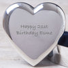Engraved Personalised Heart Shaped Jewellery/Trinket Box - Culzean Gifts
