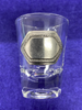 Personalised Shot Glass with Pewter Engraving Panel