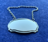 Personalised Polished Stainless Steel Decanter Label