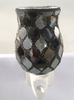 10W Plug-In Glass Wax Melter Aroma Lamp - Green And Gold Gourd