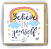 Card With Magic Growing Bean - Believe In Yourself