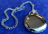 Gents Fashion Plain Quartz Chrome Pocket Watch