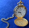 Gents Fashion Plain Quartz Chrome Pocket Watch