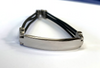 Stainless Steel & Rubber Cord Bracelet - Available Personalised Engraved