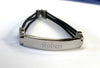 Stainless Steel & Rubber Cord Bracelet - Available Personalised Engraved