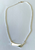 Sterling Silver 925 Necklace with Plain Pendant - Available Personalised Engraved