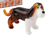 Glass Beagle Ornament 4.5cm