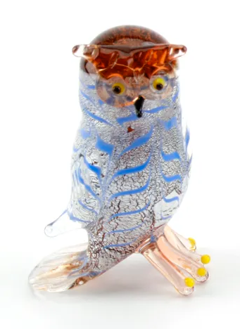 Glass Owl Ornaments