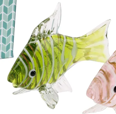 Glass Fish Ornaments