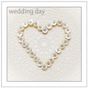 Wedding Button Heart Card