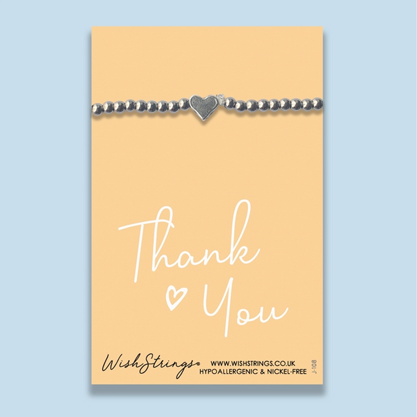 Wishstrings Metal Bracelet - Thank You