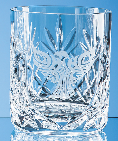 Glencoe Lead Crystal Panel Whisky Tumbler