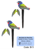 Small Perspex® Garden Bird Sticks - 2 Pack - Culzean Gifts