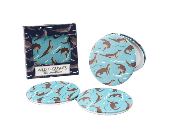Wild Thoughts Otter Compact Mirror - Culzean Gifts