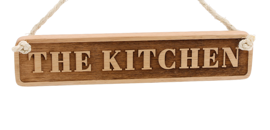 Wooden Etched 'The Kitchen' Sign - Culzean Gifts