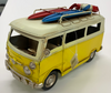Large Tin Camper Van - Yellow - Culzean Gifts