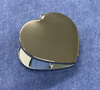 Engraved Personalised Silver Plated Double Sided Heart Mirror - Culzean Gifts
