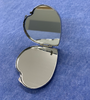 Engraved Personalised Silver Plated Double Sided Heart Mirror - Culzean Gifts