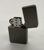 Star Flip Top Lighter - Gun Metal - Available Engraved Personalised - Culzean Gifts