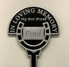 Engraved Personalised Aluminium 'In Loving Memory My Best Friend' Horse Memorial Stake - Culzean Gifts