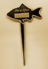Pet fish memorial plaque