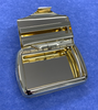 Personalised Tobacco Tin with Internal Holder for Papers Gold Finish