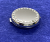 Personalised Round Compact Mirror with Crystals